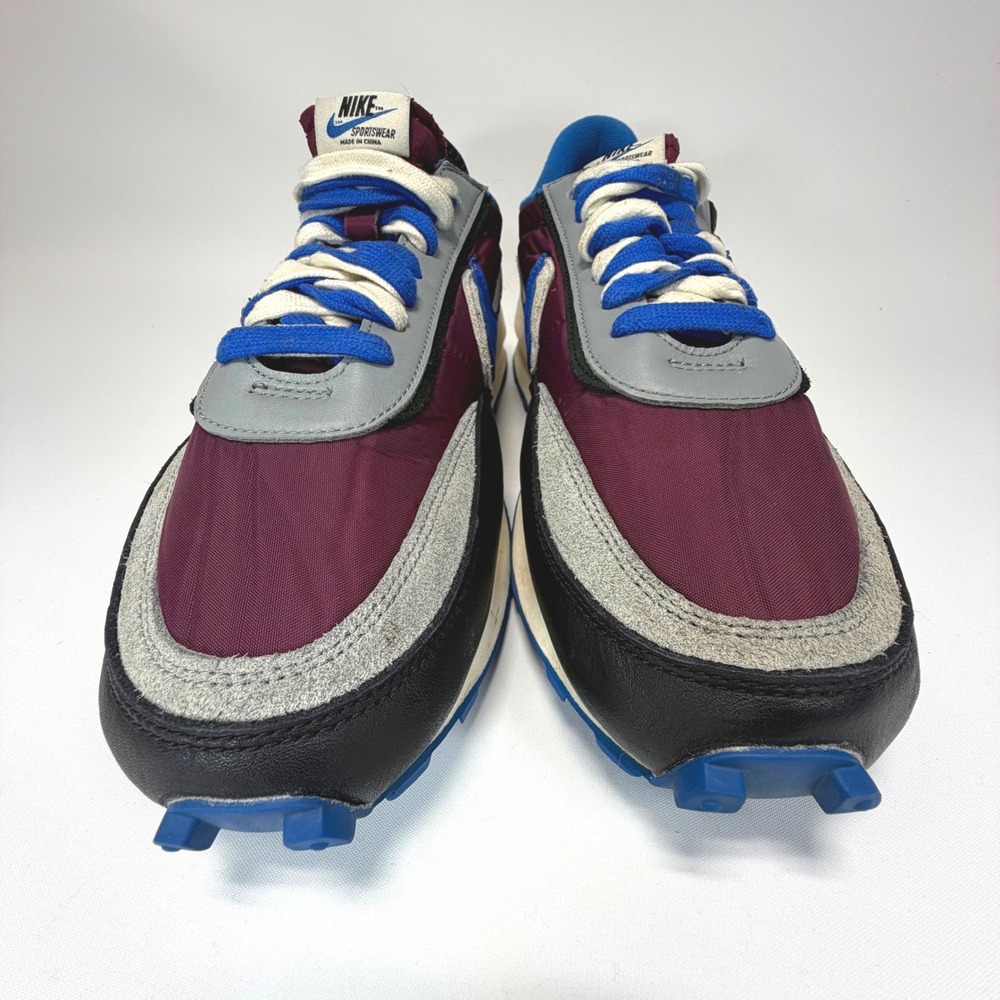 Nike Undercover Sacai LDWaffle Sneakers‎ Men's 12.5 Burgundy Blue DJ4877-600 - Picture 3 of 10